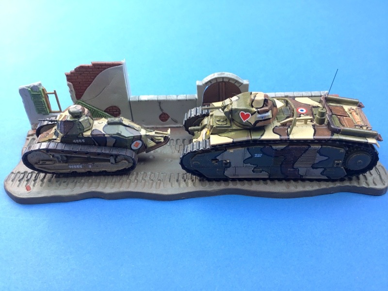 Char B1 bis & Renault FT17